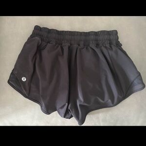 lululemon Speed-up shorts, black, size 0